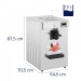 Mjukglassmaskin - Italiens glass 1150 W - 18 l/h - 1 smak